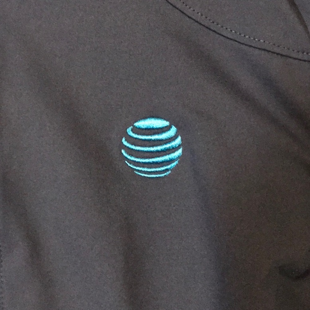 NWOT Clover by Bobby Jones women’s golf full zip vest - XL w AT&T logo - Picture 3 of 5